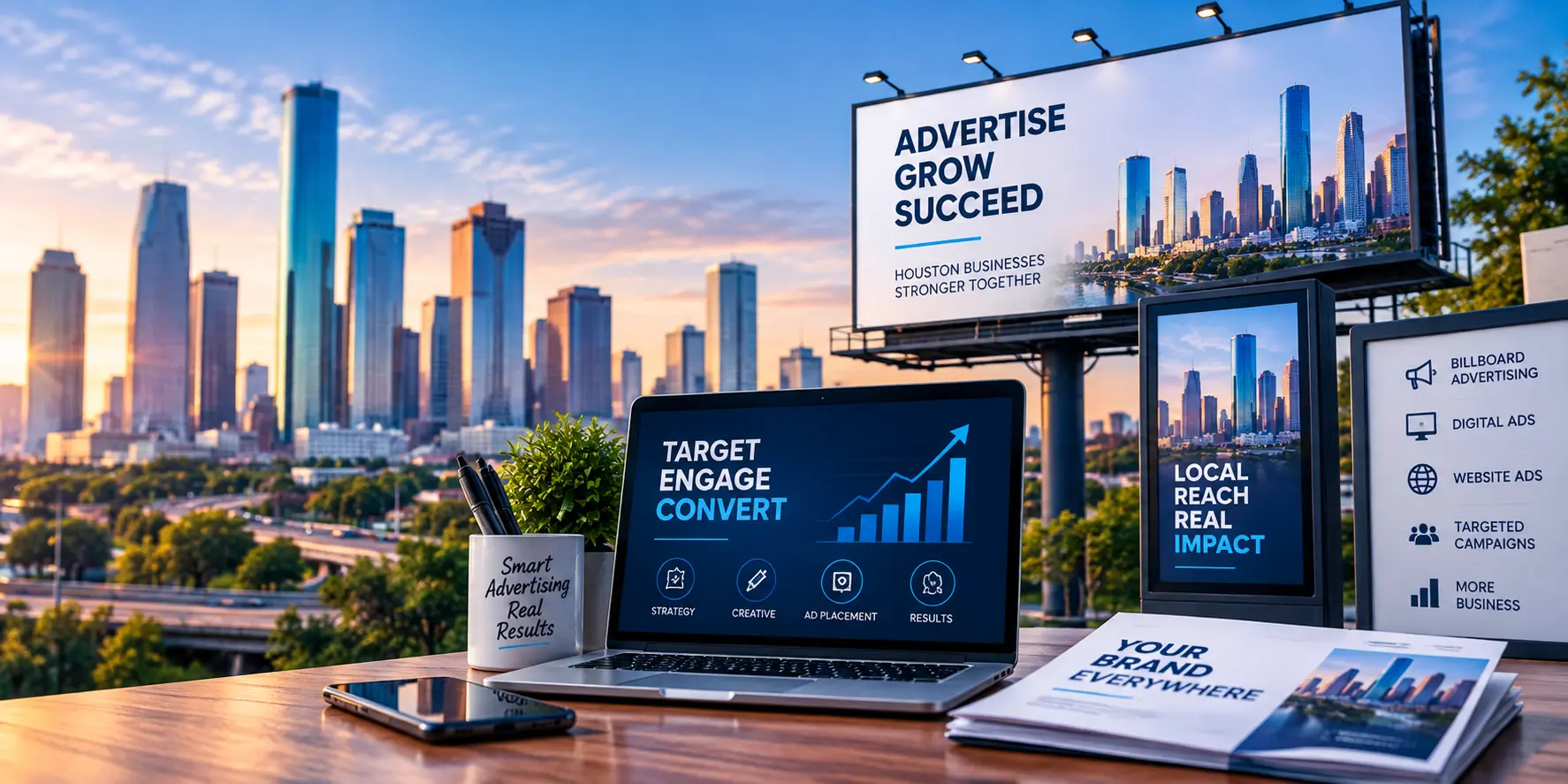 Cost-effective advertising services in Houston